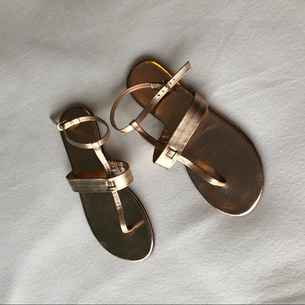 Rose Gold Lulu’s Strappy Sandals